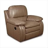 Albany 3123-82 rocker recl Perugia Bonded Leather Rocker Recliner in Taupe