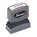 Xstamper One-Color Title Message Stamp, Received, Pre-Inked/Re-Inkable, Red (1223)