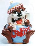 Auth. Warner Looney Tunes Taz Cookie Crazy Cookie Jar Container