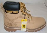 Caterpillar Mens Stickshift Beige Honey Leather Upper Lace Up Boots.