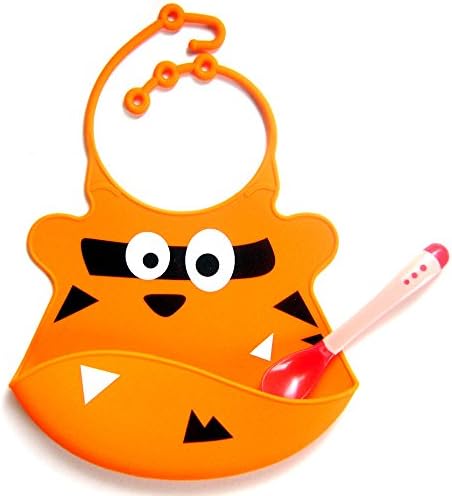 Soft Bib - Waterproof Silicone Bib With Crumb Catcher - Adjustable Secure Strap Stays On During Meals - High Quality, Flexible And 100% Safe Material - Best Adorable Pattern Design Baby Will Love - Easy Cleaning - Special FREE Gift Inside - Customer Satisfaction Guaranteed!