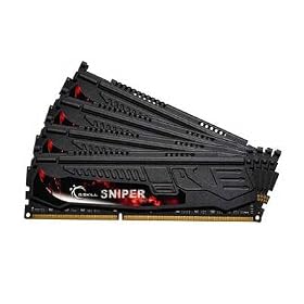 G.Skill - RAM 16 Go - 4x 4096 Mo - DDR3-2133 - 9-11-10-28-2N - Sniper - F3-17000CL9Q-16GBSR