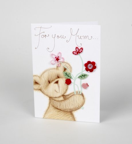 Bingley Bear Bouquet Mother's Day Card