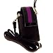 Licensed Black Bunny Imprint Playboy - Vertical Cellphone Pouch - Magnetic Flap to Secure Phone - Shoulder Length Strap