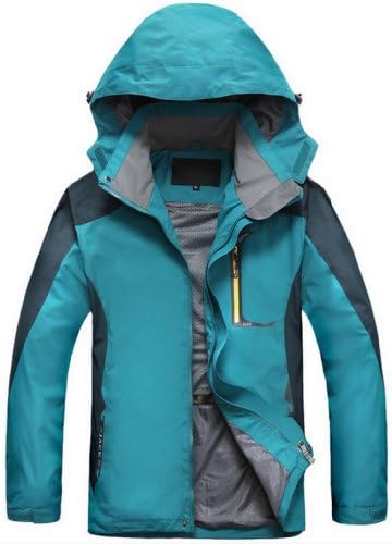 LYTOOMOY Men's Quick-drying Waterproof Windproof Jacket Color Blue Size XXXXXL
