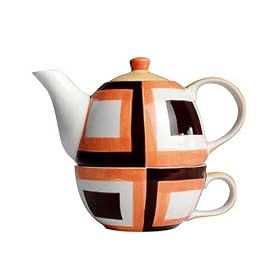 Retro Tea For One Set - Stackable