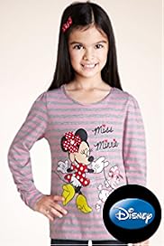 Cotton Rich Minnie Mouse Poodle Top