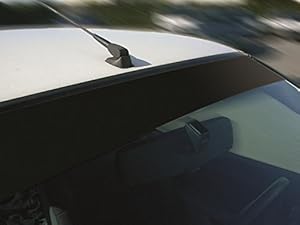 Windows Mobile Bande Pare-soleil Pour Pare-brise De Voiture - Noir Mat - 130 X 20 Cm - En PVC - Protection Solaire - Autocollant Universel Pour Automobile Sunset Riders SNES