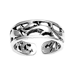 Sterling Silver Toe Ring - Dolphin