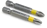 Titan 16210 2' #2 Phillips Power Bit - 2 Piece [並行輸入品]