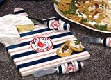Boston RED SOX MLB CHEESE BOARD & Utensil SET New Kitchen Gift by Memory Company