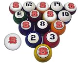 North Carolina State Wolfpack Billiard Balls