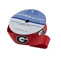 Set of 12 Ribbon on a Roll - 7/8" Wide - 3 Yards - Georgia Bulldogs NCAA College Athletics