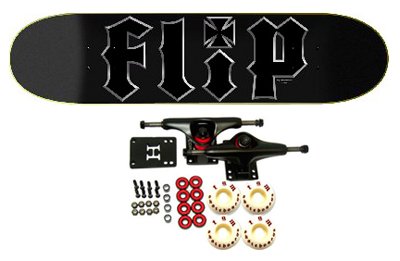 Childrens Toyshop  Toys : Flip (CPX4007) Team Metalhead Series 7.75-Inch Full Size Complete Skateboard (Solid)
