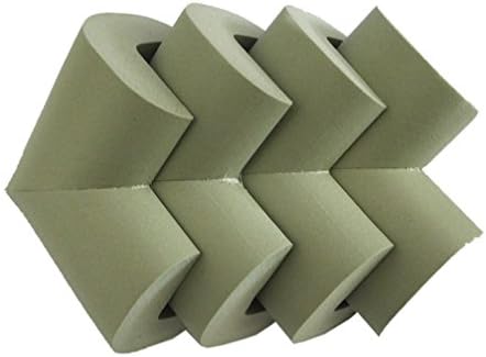 popom 12 Pcs Extra Thick Premium High Density Furniture Table Edge &amp; Corner Guard Baby Proofing Bumper Protector (Gray)