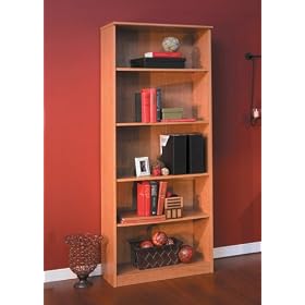 5 Shelf Bookcase - Knollwood - O'Sullivan Office Furniture - 12079 by Creative Marketing Group
