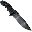Mtech Extreme Tactical Folding Pocket Knife,With Aluminum Handle Knives Black