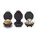 Dash DGMS03GBCL Mini Maker Grill, Griddle + Waffle Iron, 3 pack, Red/Aqua/White