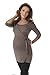 Purpless Maternity Lovely 2in1 Maternity and Nursing 3/4 Sleeved Wrap Top 7035