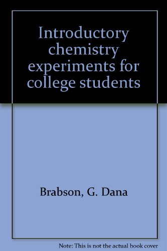 Introductory chemistry experiments for college students