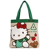 Loungefly Sanrio Hello Kitty Go Green Shoulder Tote Bag