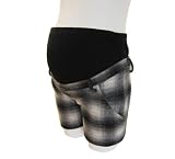 Plaid Maternity Shorts