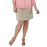 Women's Plus-Size Merona® Khaki Knee-Length Chino Skirt