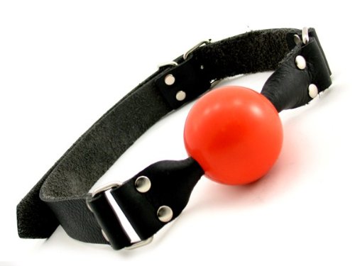 M2m Gag - Leather - Ball - Fire Orange