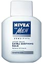 Nivea for Men Sensitive After Shave Extra Soothing Balm, 3.3-Ounce Bottles (Pack of 4)