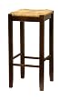 Winsome Wood 29-Inch Square Rush Seat Bar Stool, Set of 2
