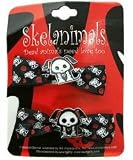 Skelanimals Dax The Dog Satin Bow Hair Clip Set