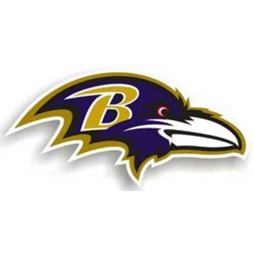 Baltimore Ravens NFL 12 Car Magnet