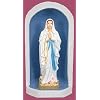 Grotto For 24 inch Statues - Vinyl, Granite Finish Shell, Blue inside