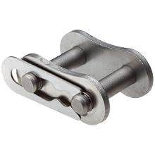 HKK Single Strand Spring Connecting Link, Riveted, Stainless Steel