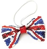 Bristol Novelty BA908 - Union Jack Sequin Bow Tie