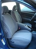 2005-2009 TOYOTA PRIUS GRAY EXACT FIT SEAT COVERS FOR FRONT AND BACK SEATS. FOR VEHICLES WITH SIDE AIRBAGS IN FRONT SEATS