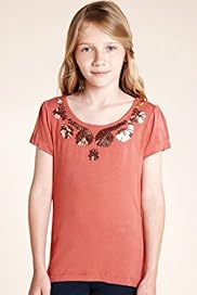 Autograph Sequin Embellished T Shirt