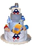 4 Tier Beep Beep Baby Diaper Cake