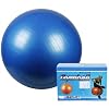 Gymnastikball 65 cm in Farbe Blau mit Pumpe
