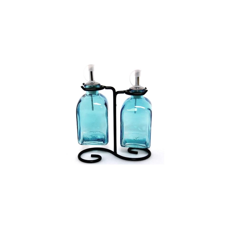 Country Vinegar Olive Oil Bottle Set Decorative Liquid