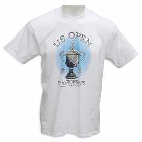 US Open 2008 40th Anniversary Trophy Tee - White