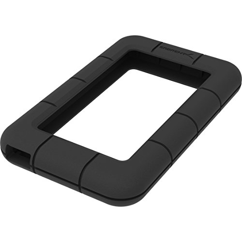 Sabrent Shockproof Bumper Protector For Sabrent Hard Drive Enclosures models EC-UK25 / EC-US25 / EC-UK30 / EC-UM30 [Black] (EC-SCBK)