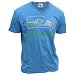 Seattle Seahawks Men's Vintage Short Sleeve T-Shirt (Blueberry, Medium)