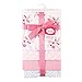 Luvable Friends 4 Piece Flannel Receiving Blankets, Floral