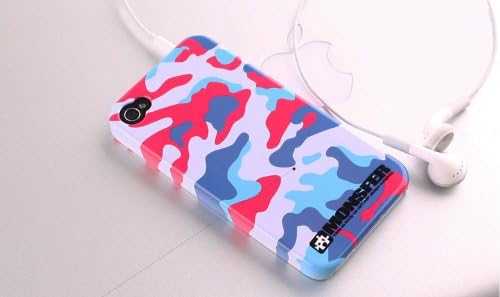 iphone4 /4s Case, Premium Hard Case Cover Camouflage for Apple Iphone 4 / 4s - (Includes a Screen Protector Film)