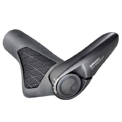 エルゴン レースグリップ GX2 マグネシウム 左右セット ブラックグレー(HBG08500)
