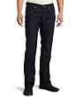 William Rast Mens Logan Straight Leg Jean with W Stitch on Pocket