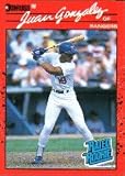 1990 Donruss Juan Gonzalez Rookie Baseball Card #33 - Shipped In Protective Display Case!