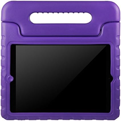 iPad cases, ANZOL lightweight shockproof cover case with handle stand for kids for Apple iPad 2 iPad 3 iPad 4(Purple)