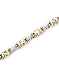 14kt Yellow Gold Link Diamond Bracelet 0.50ct TW